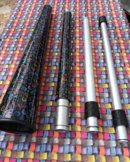 Black Colourful Swirls Didgeridoo